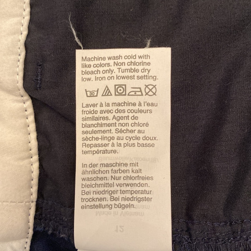 J CREW WOMENS Navy SHORTS SIZE 12 - Picture 9 of 11